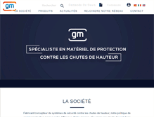 Tablet Screenshot of gm-distribution.fr